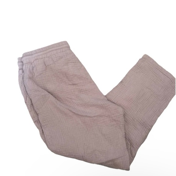 Mia & Tess Women’s Beige Lounge Pants With Pockets Size Medium - Picture 1 of 3